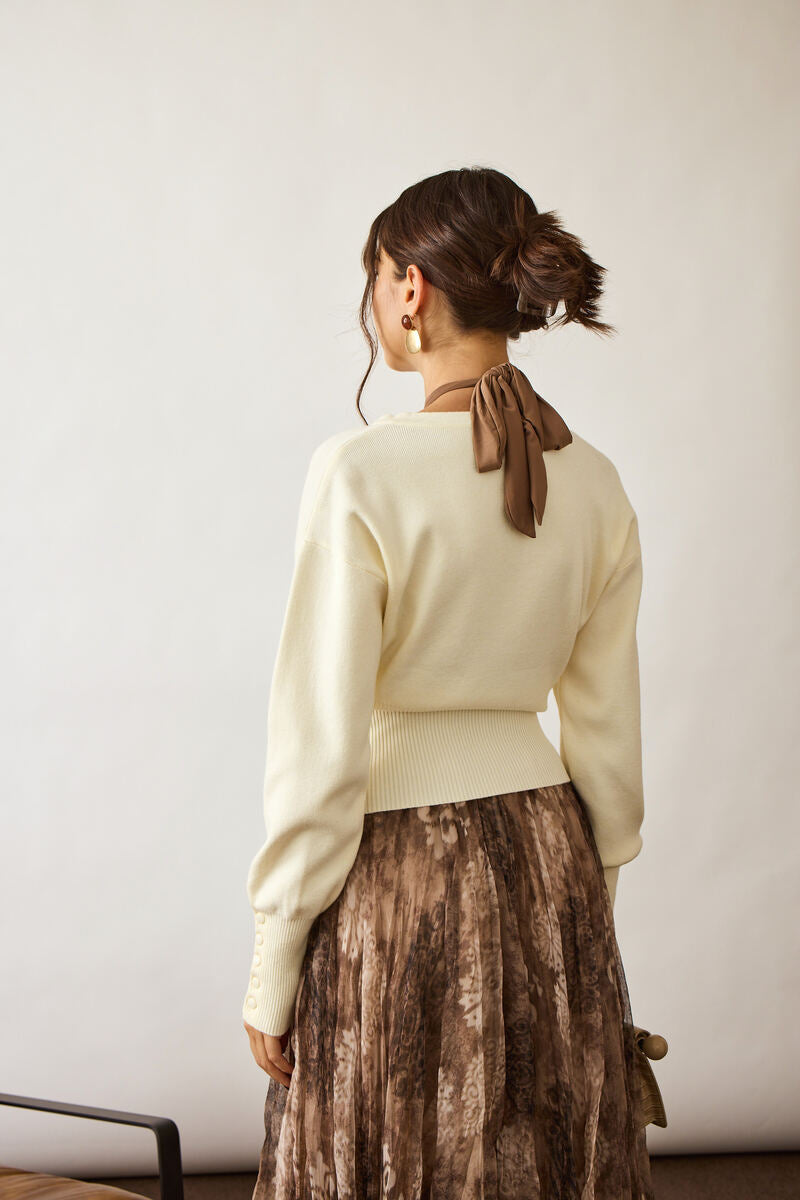 Cardigan Chic Burro|Colore:Burro