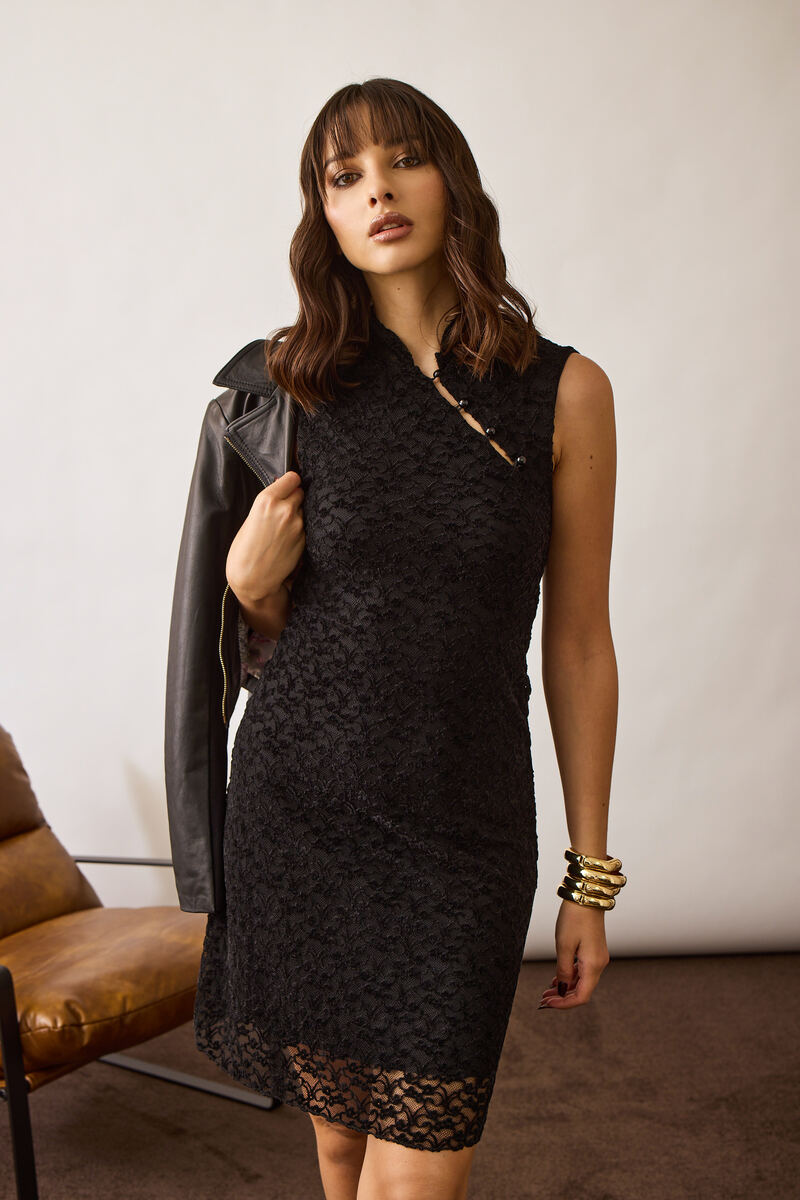 Abito Pizzo nero|Colore:Nero