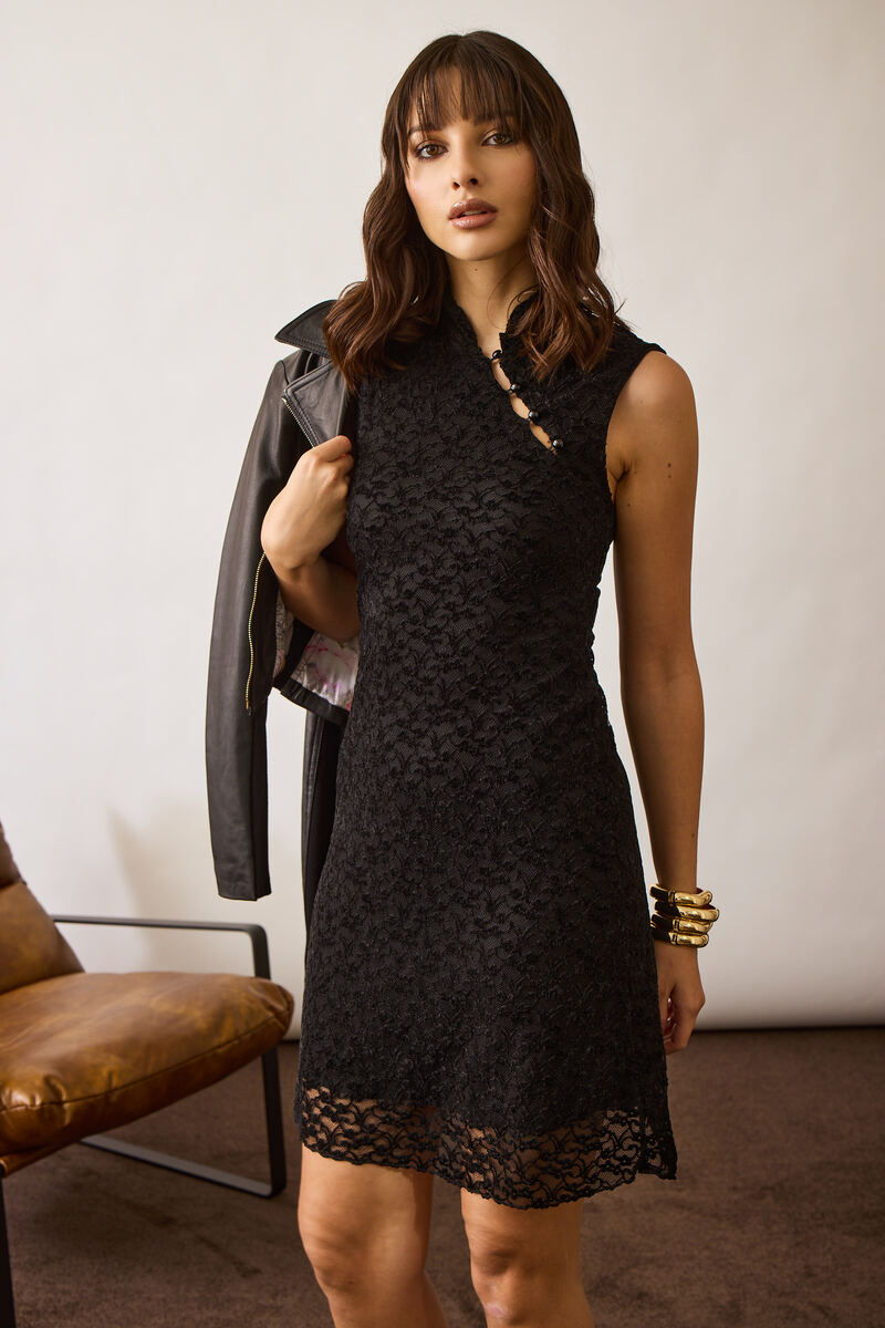 Abito Pizzo nero|Colore:Nero