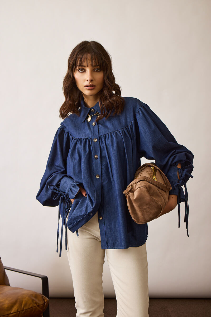 Camicia Denim Balza denim|Colore:Denim