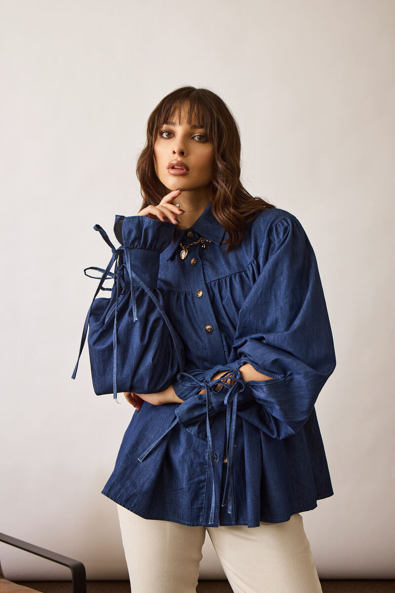Camicia Denim Balza denim|Colore:Denim