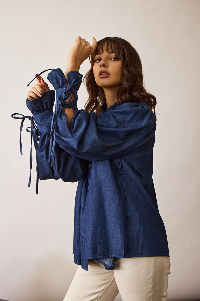 Camicia Denim Balza denim|Colore:Denim