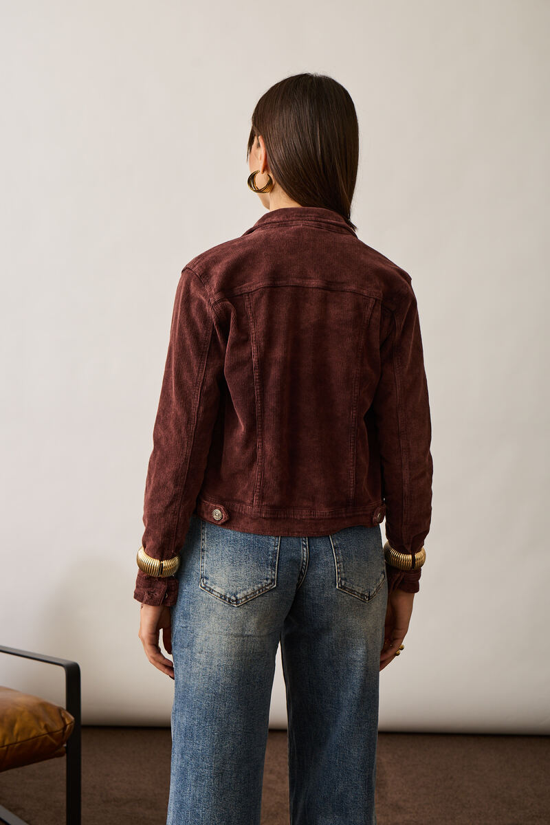 Giacca Costine borgogna|Colore:Borgogna