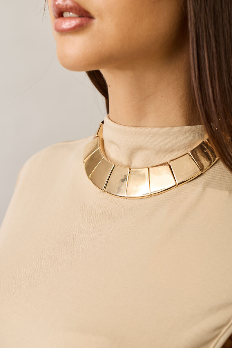 Girocollo Placche oro|Colore:Oro