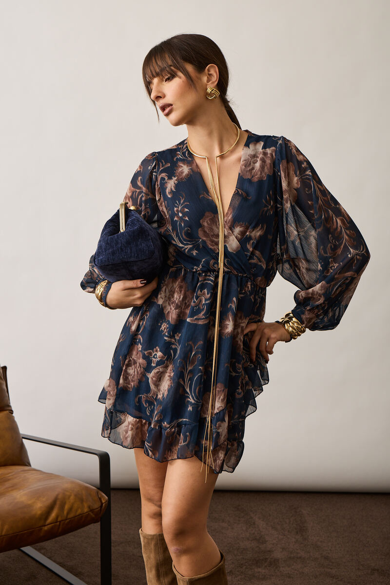 Abito Peonia Blu|Colore:Blu