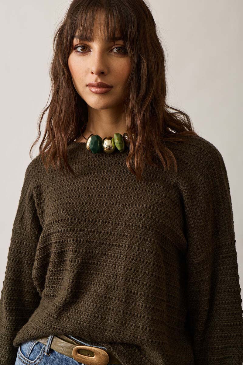 Pull Con Fiocco verde militare|Colore:Verde militare