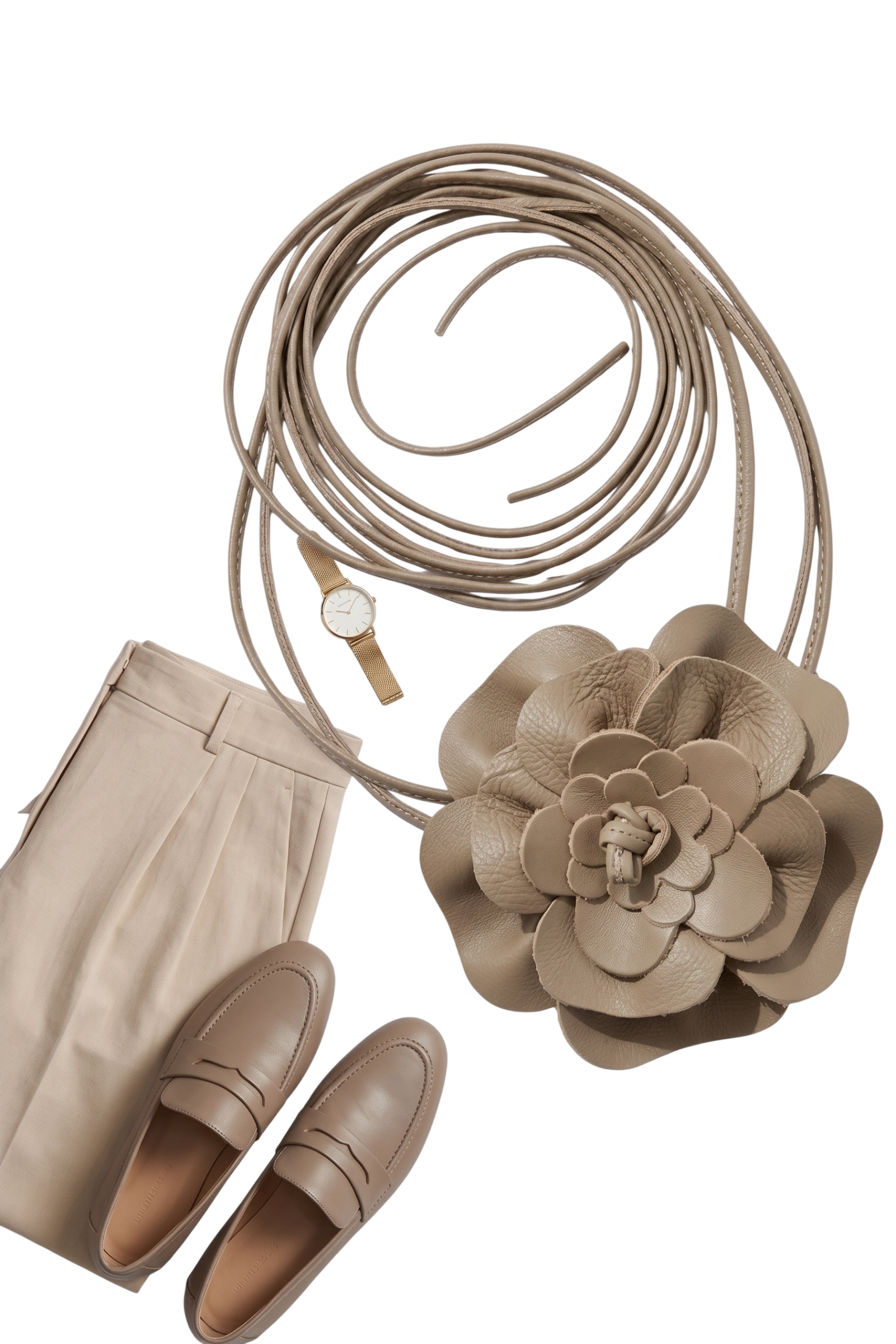 Cintura Fiore Taupe