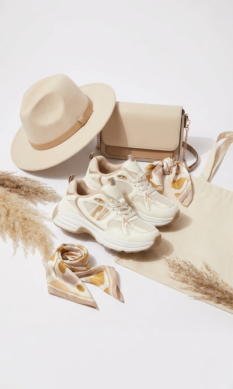 Sneakers Sporty Beige