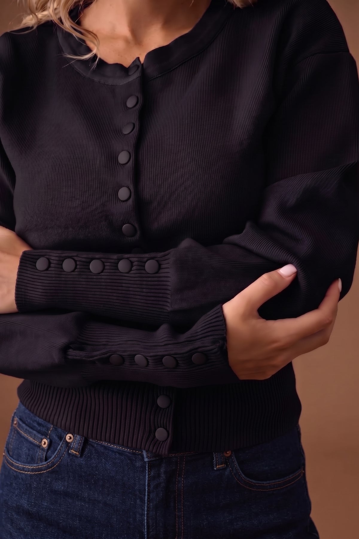 Cardigan Chic Nero