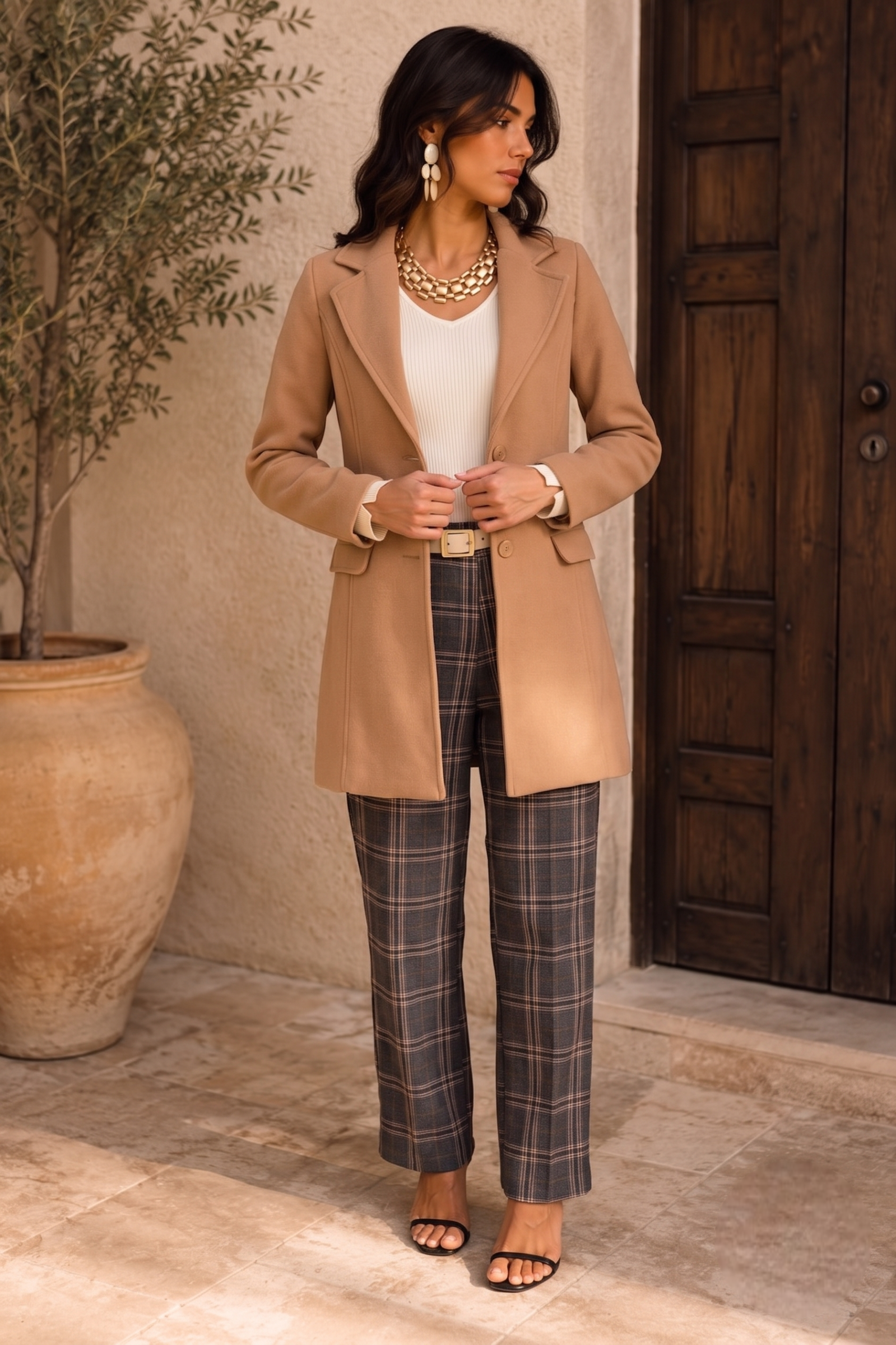 Cappotto Britney Cammello