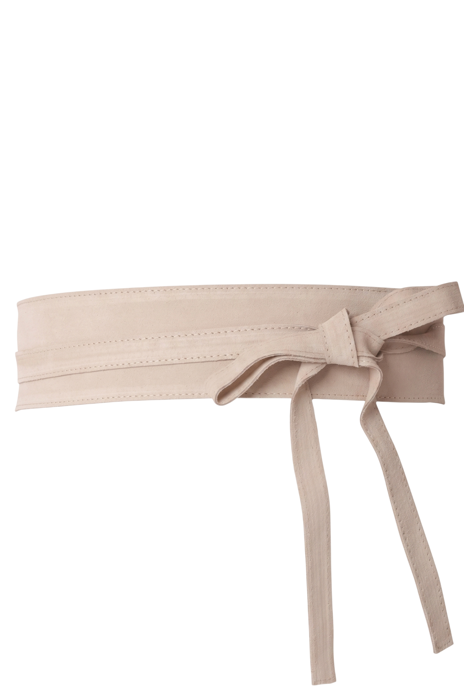 Fusciacca In Camoscio Beige Chiaro