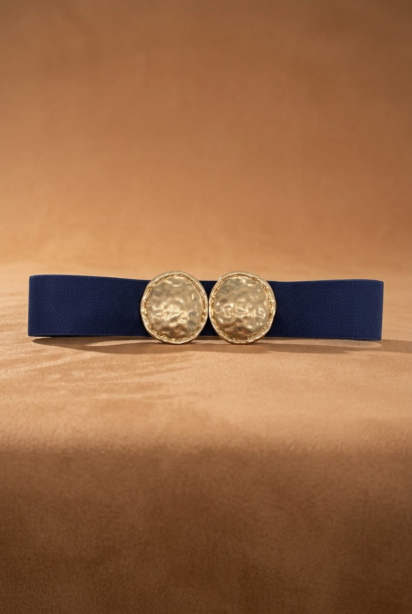 Cintura Con Placche Blu
