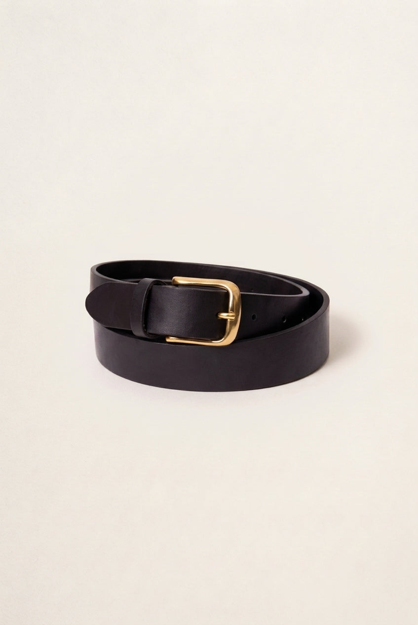 Cintura In Pelle Nero