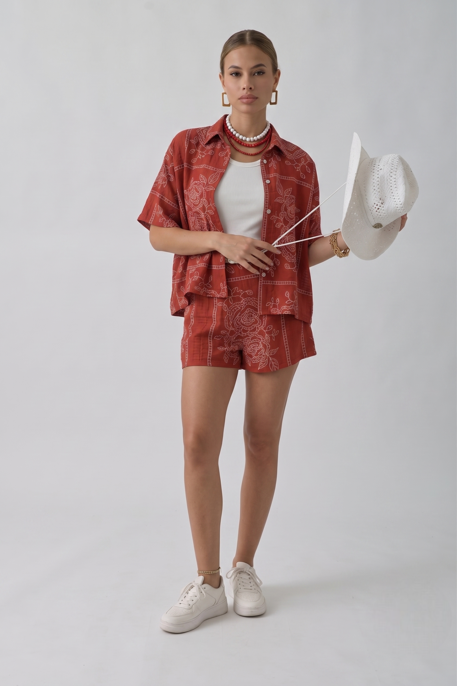 Shorts Bonny Rosso