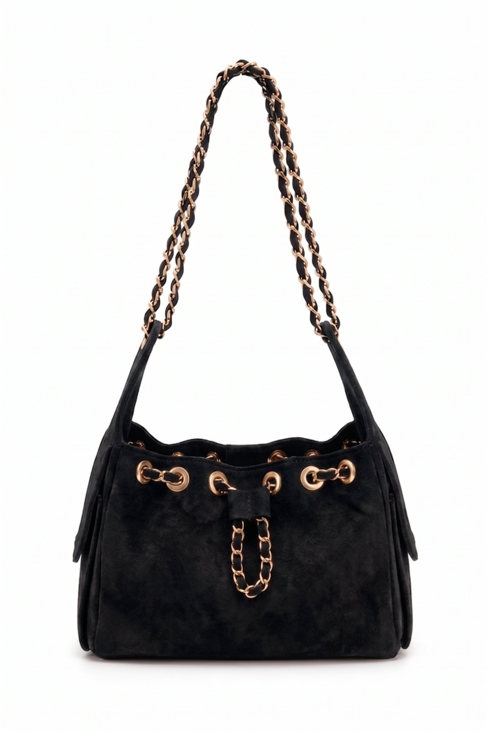 Borsa Con Tasche Laterali Nero