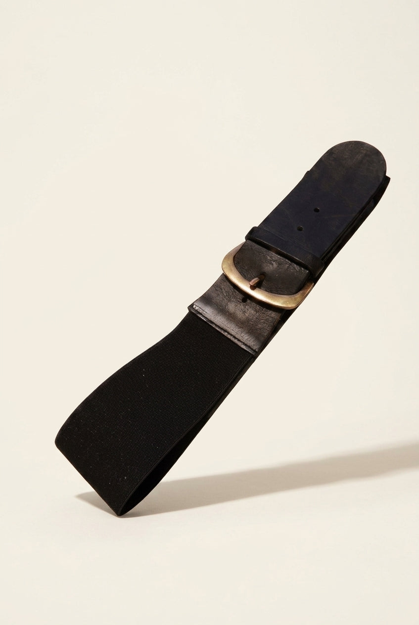 Cinturone Elastico Nero