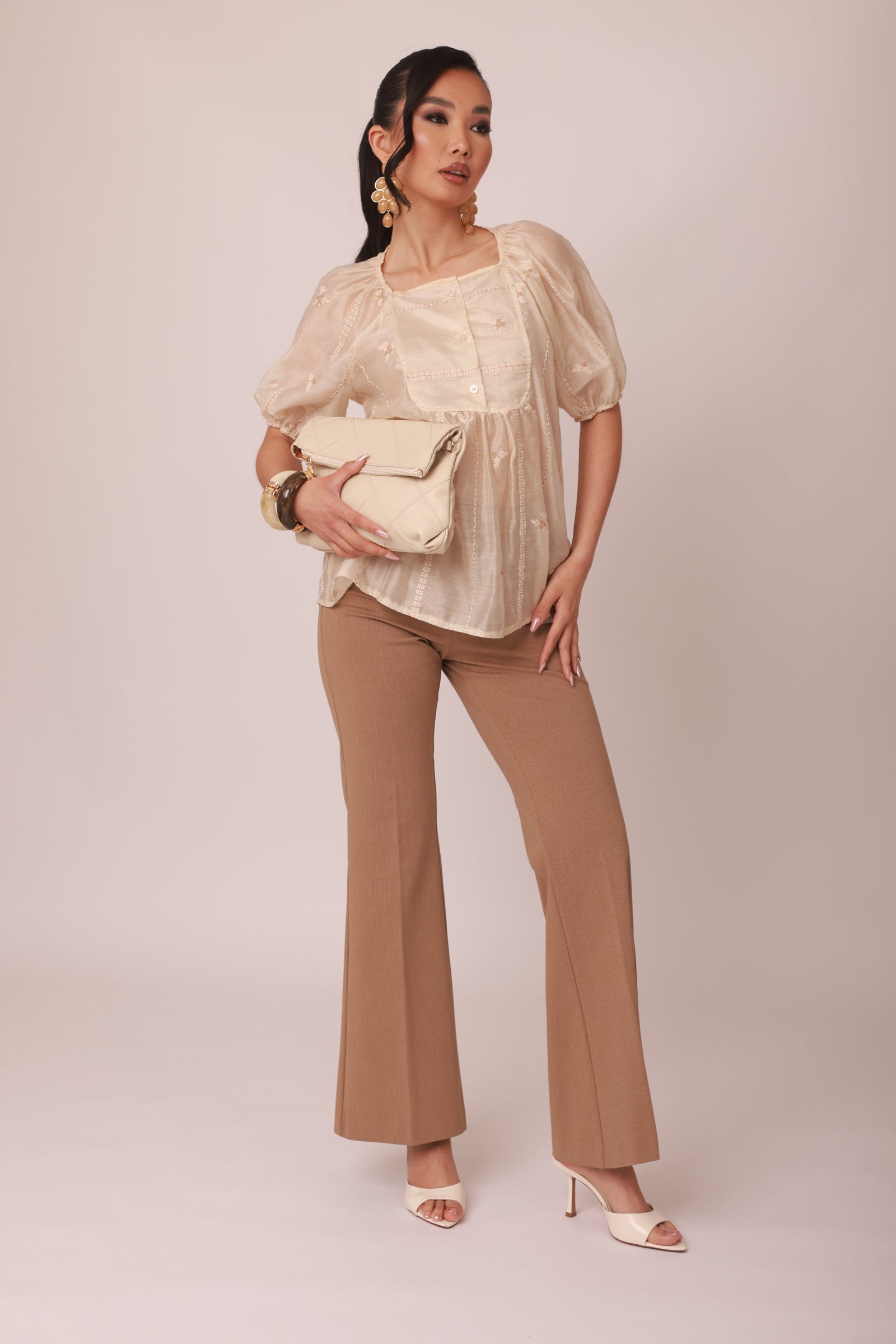 Pantalone Zampa Vittoria Beige
