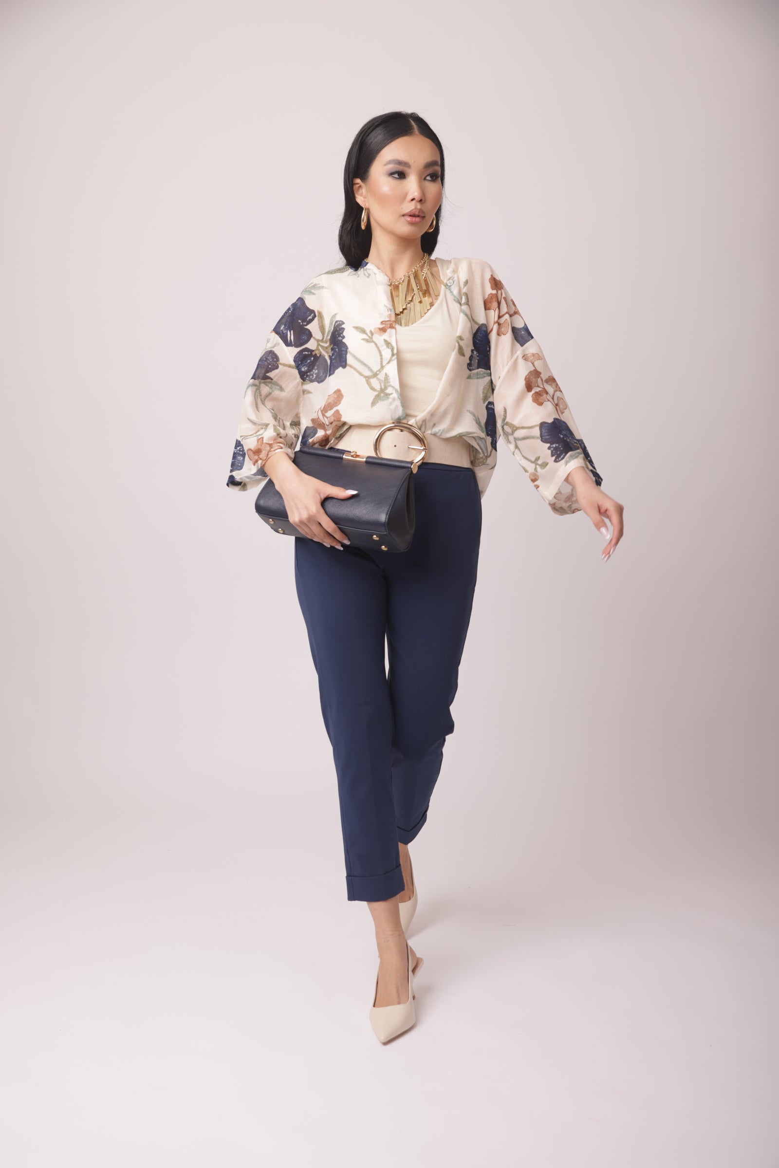 Pantalone Punto Milano Capri-Sporty Blu