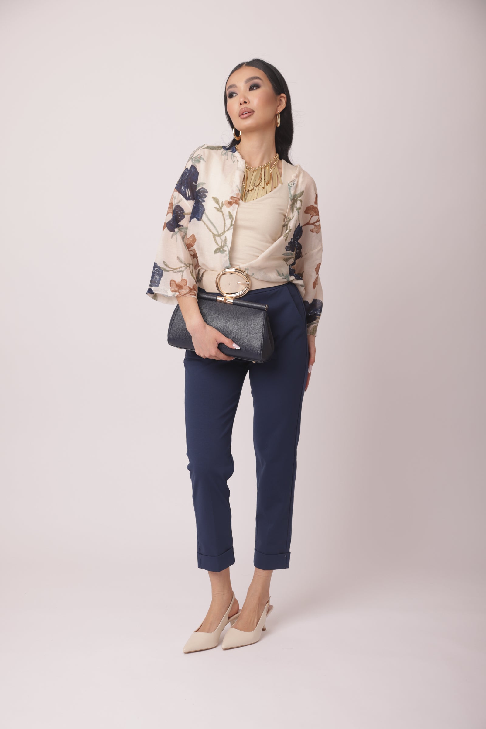 Pantalone Punto Milano Capri-Sporty Blu