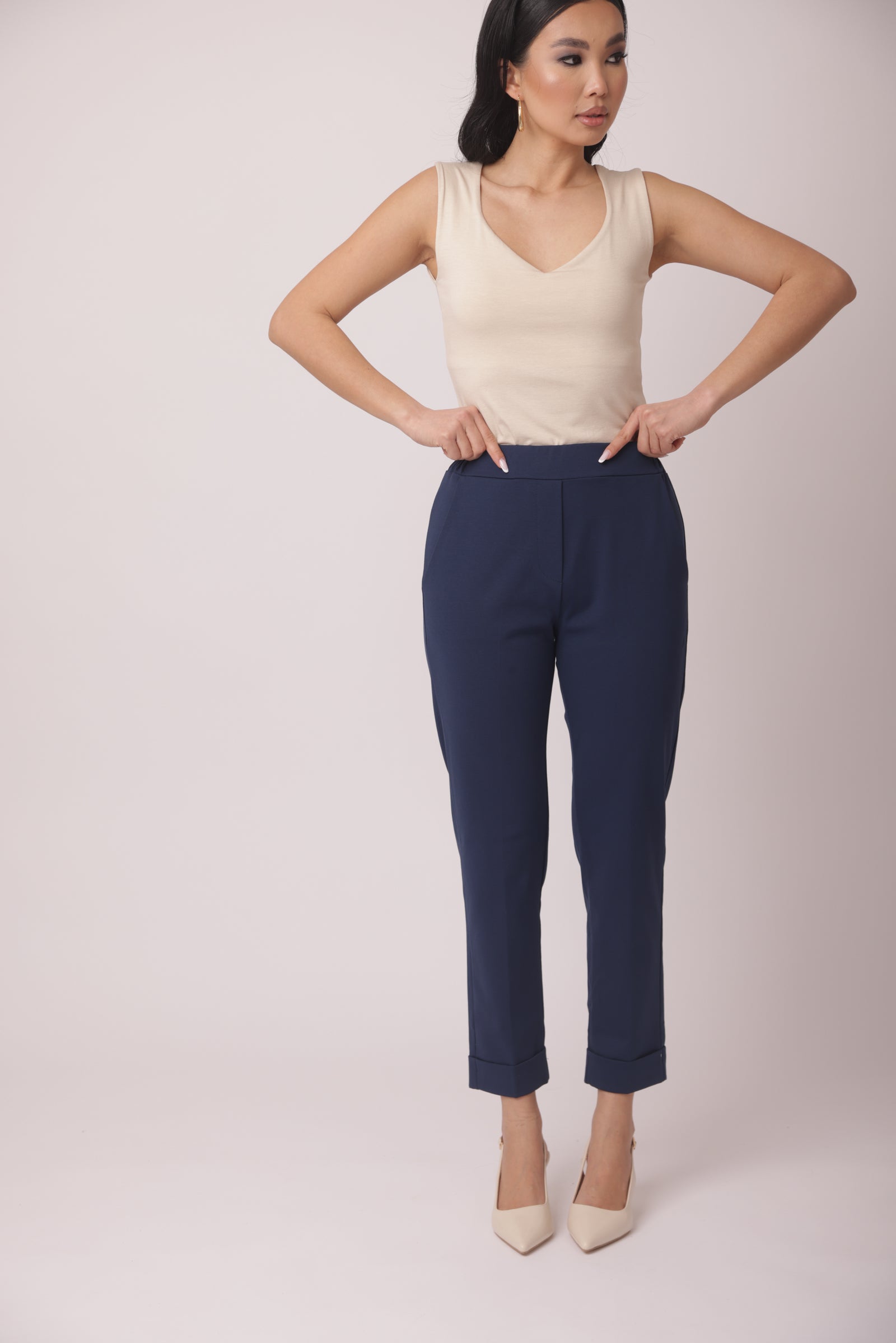 Pantalone Punto Milano Capri-Sporty Blu