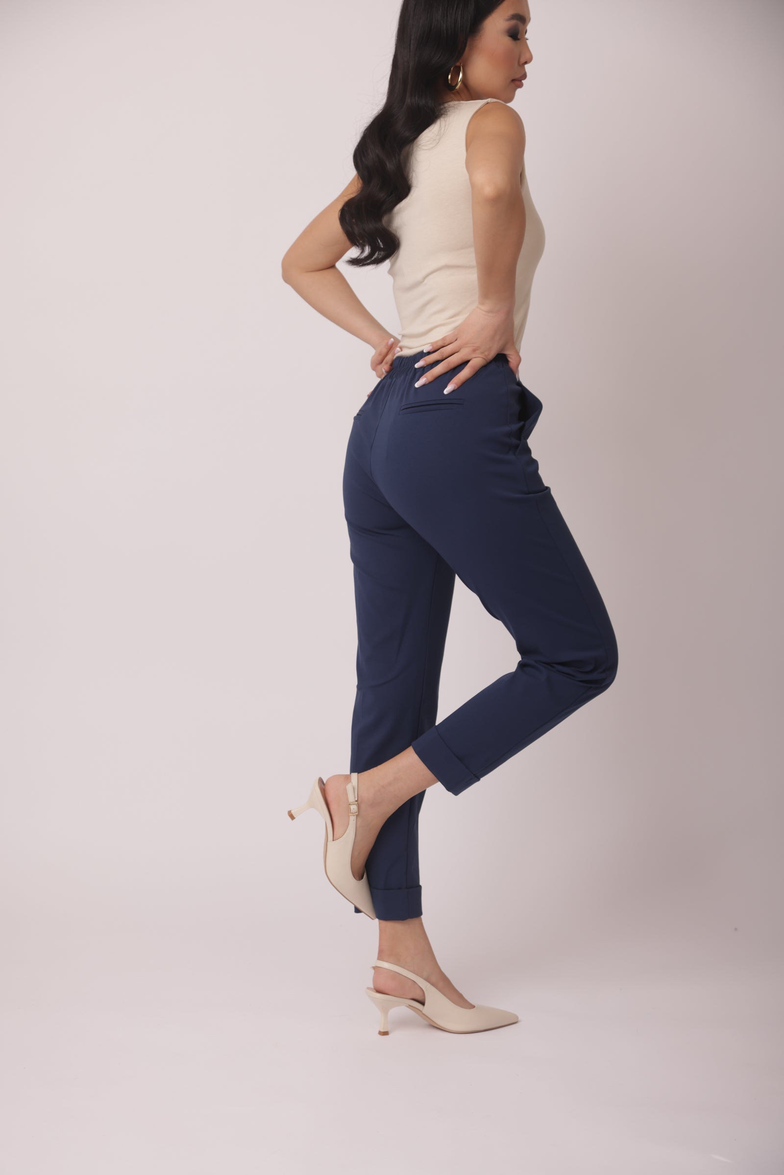 Pantalone Punto Milano Capri-Sporty Blu
