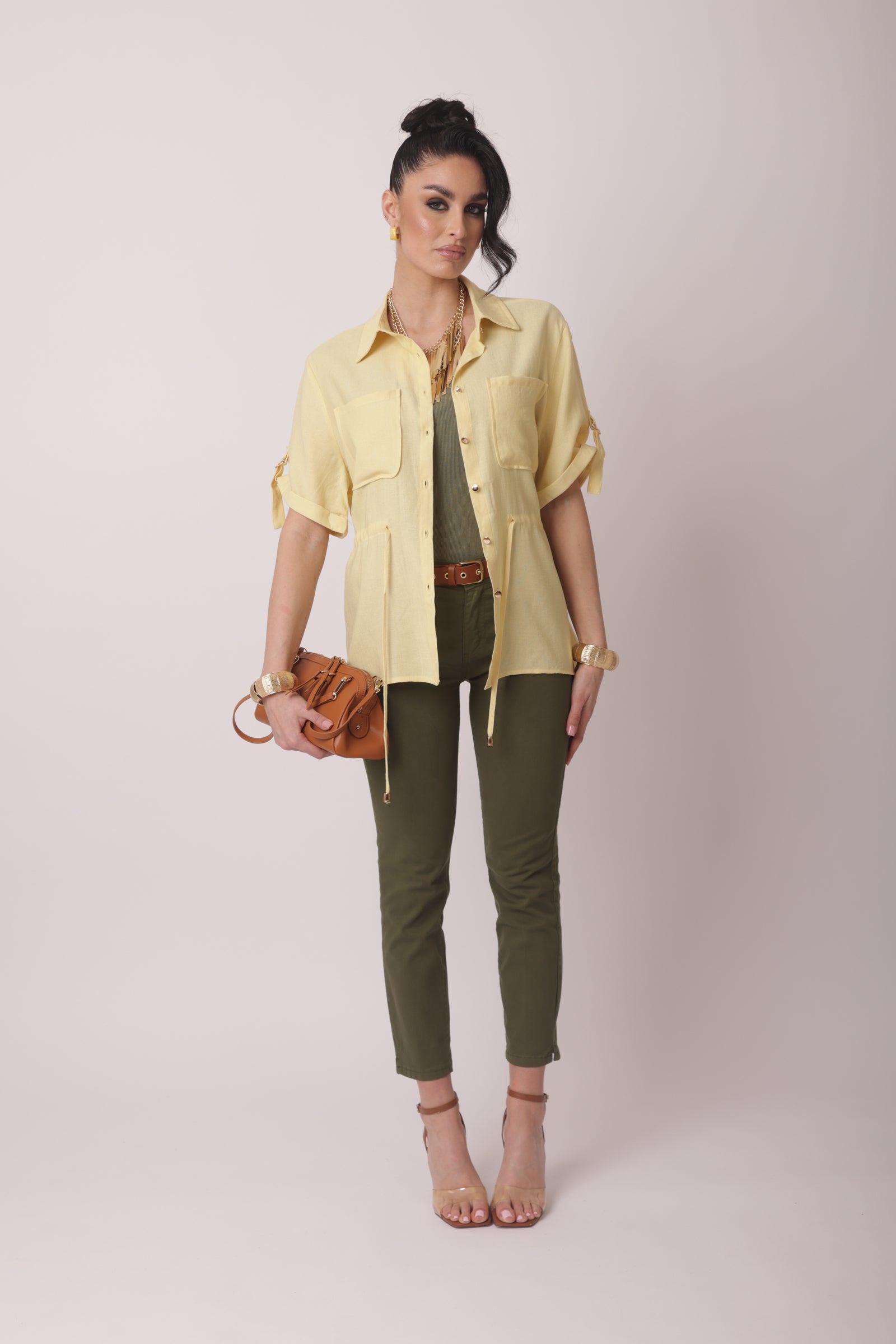 Pantalone Basic Verde Militare