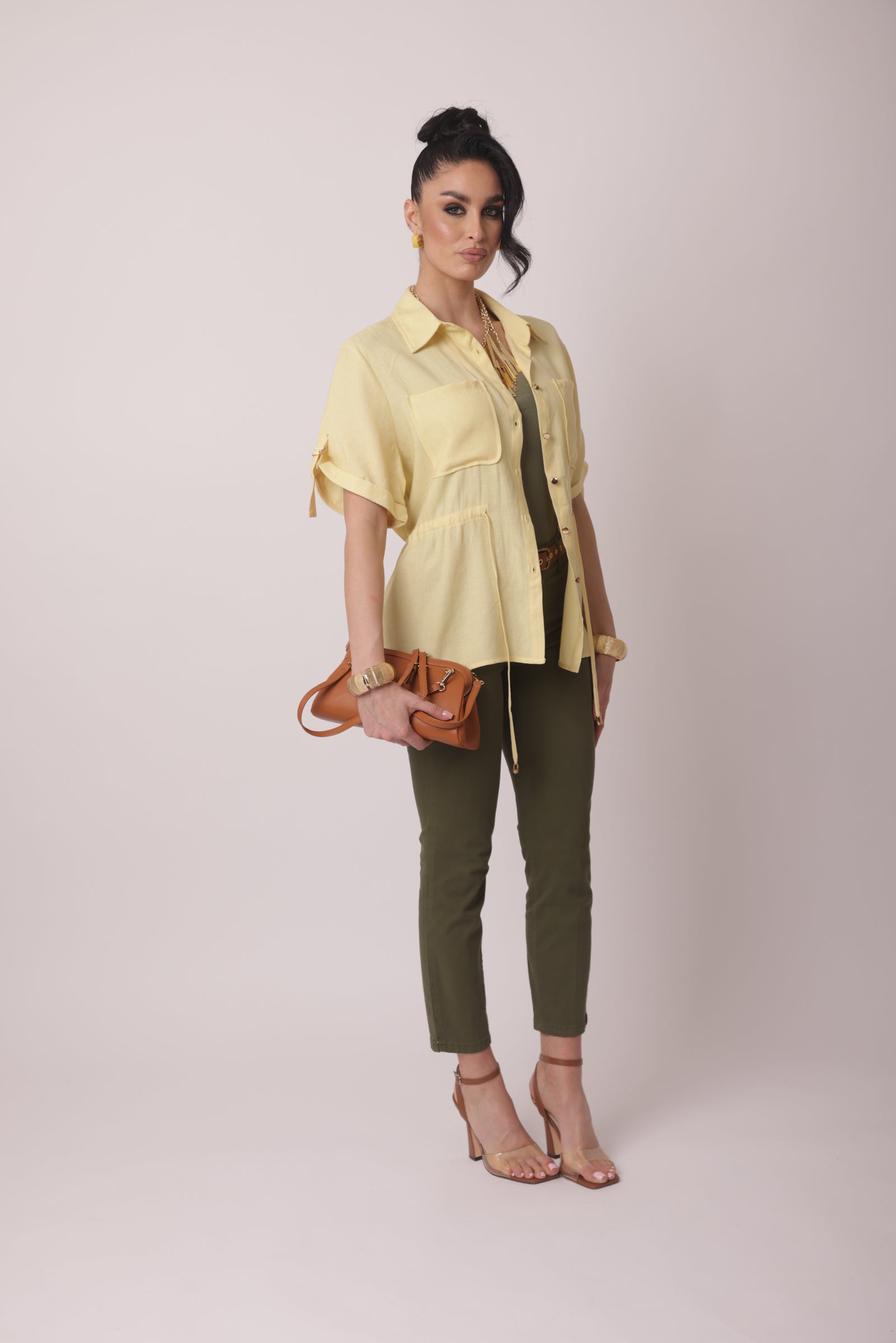 Pantalone Basic Verde Militare