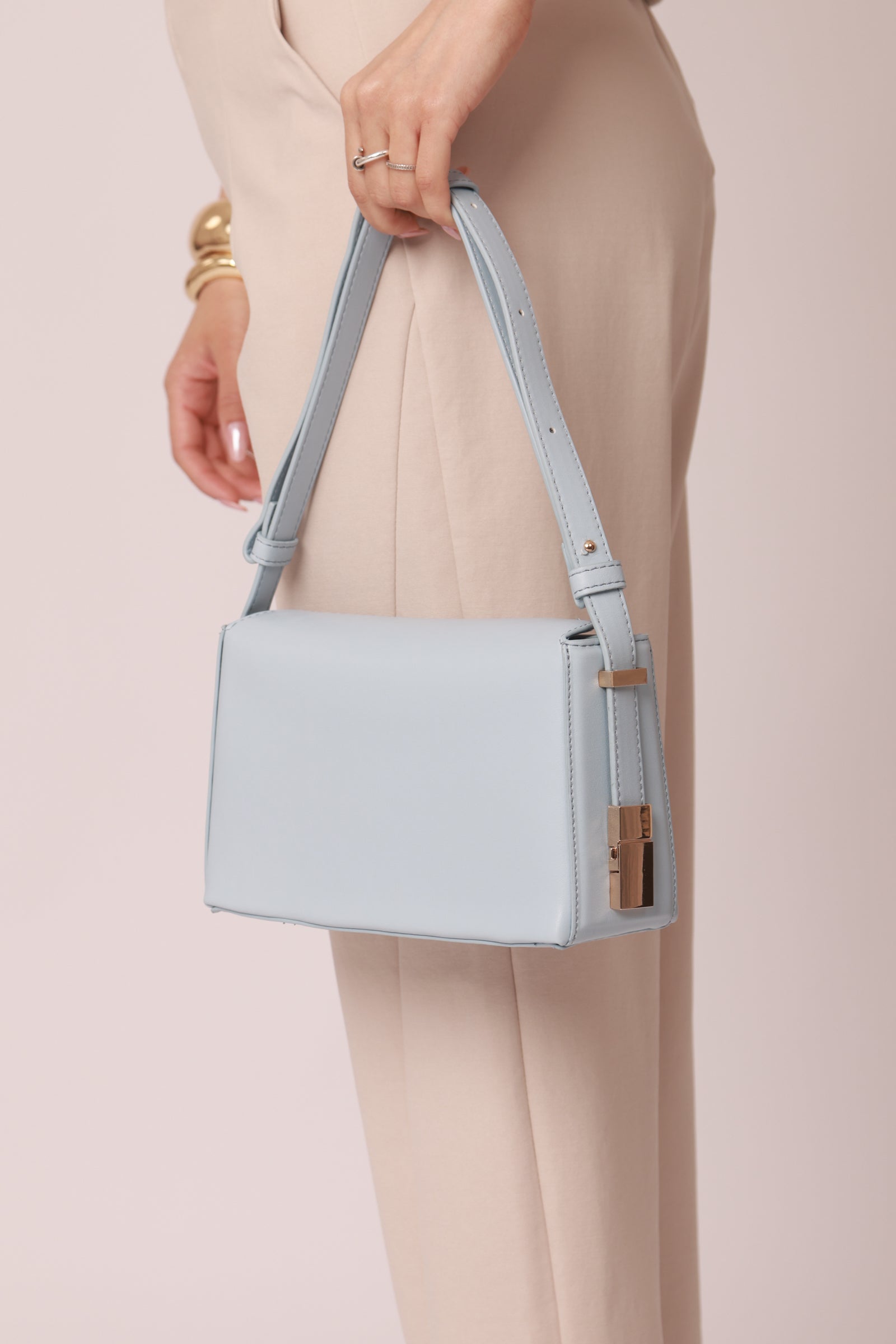 Borsa Office Celeste