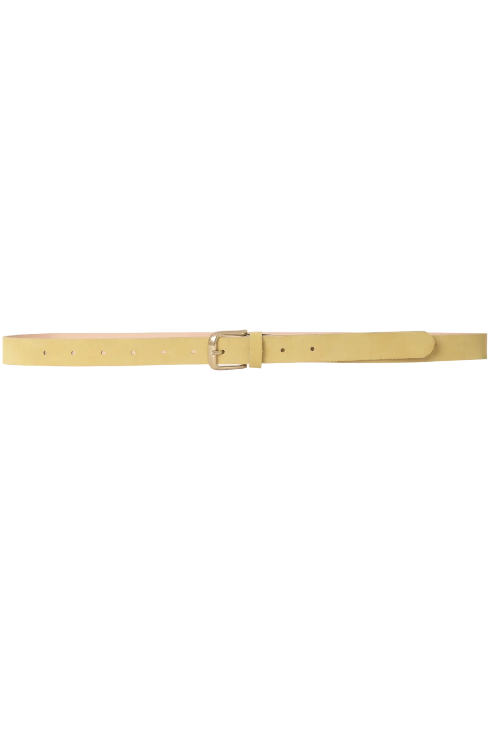Cintura In Camoscio Giallo