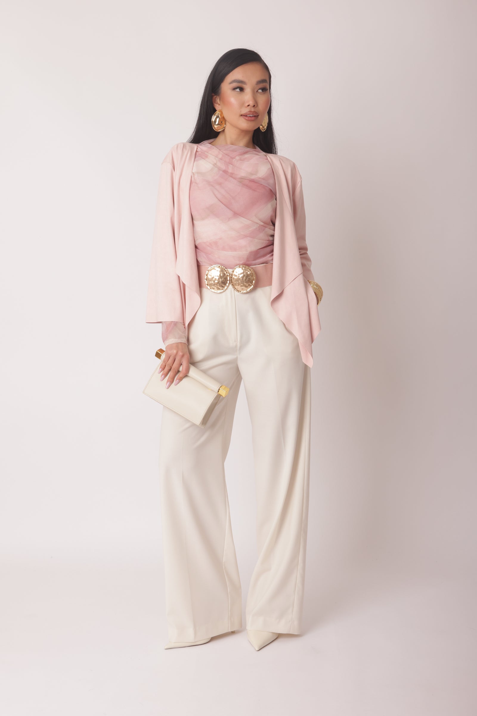Pantalone Palazzo Office Burro
