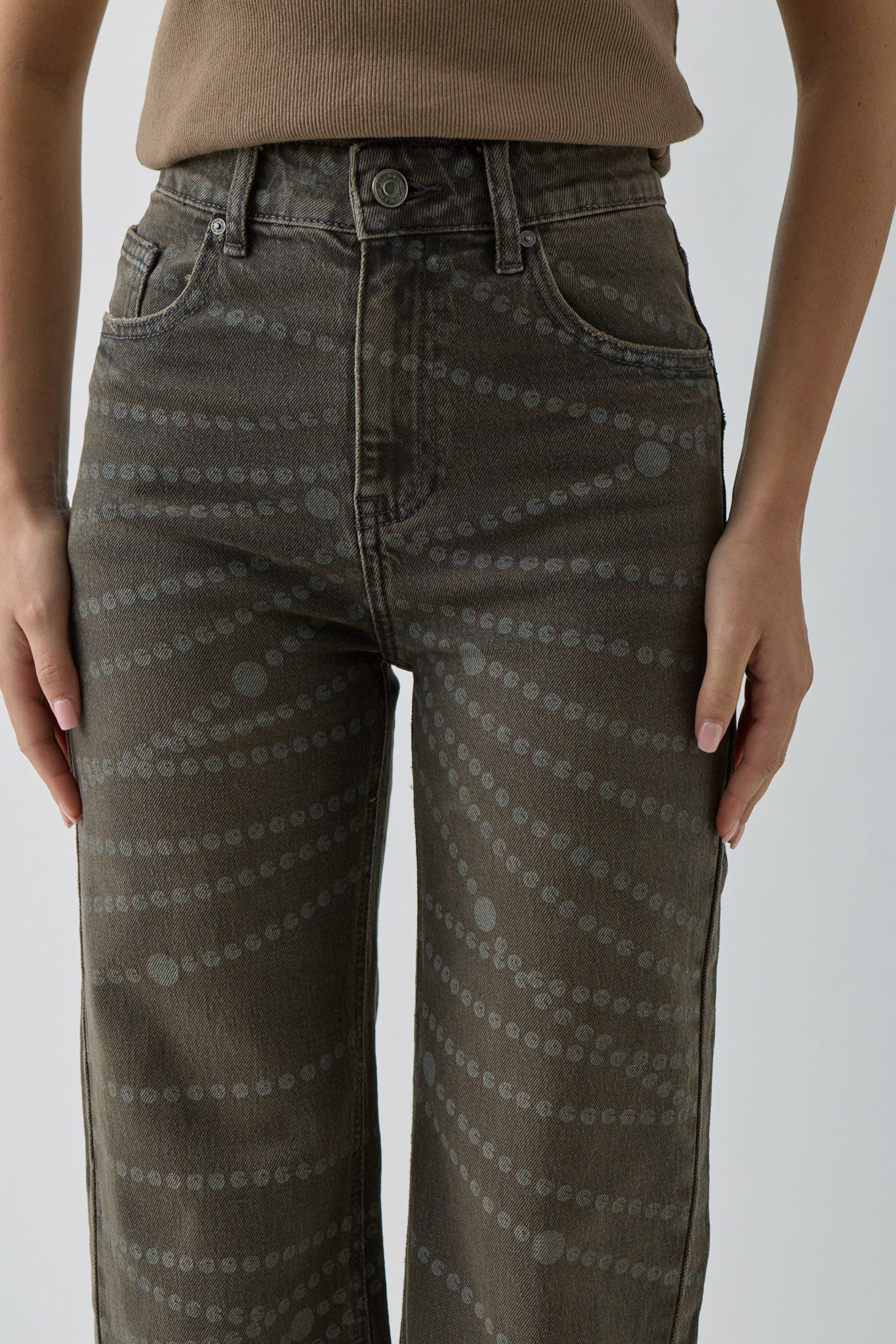 Jeans Celine Sabbia Testa Di Moro
