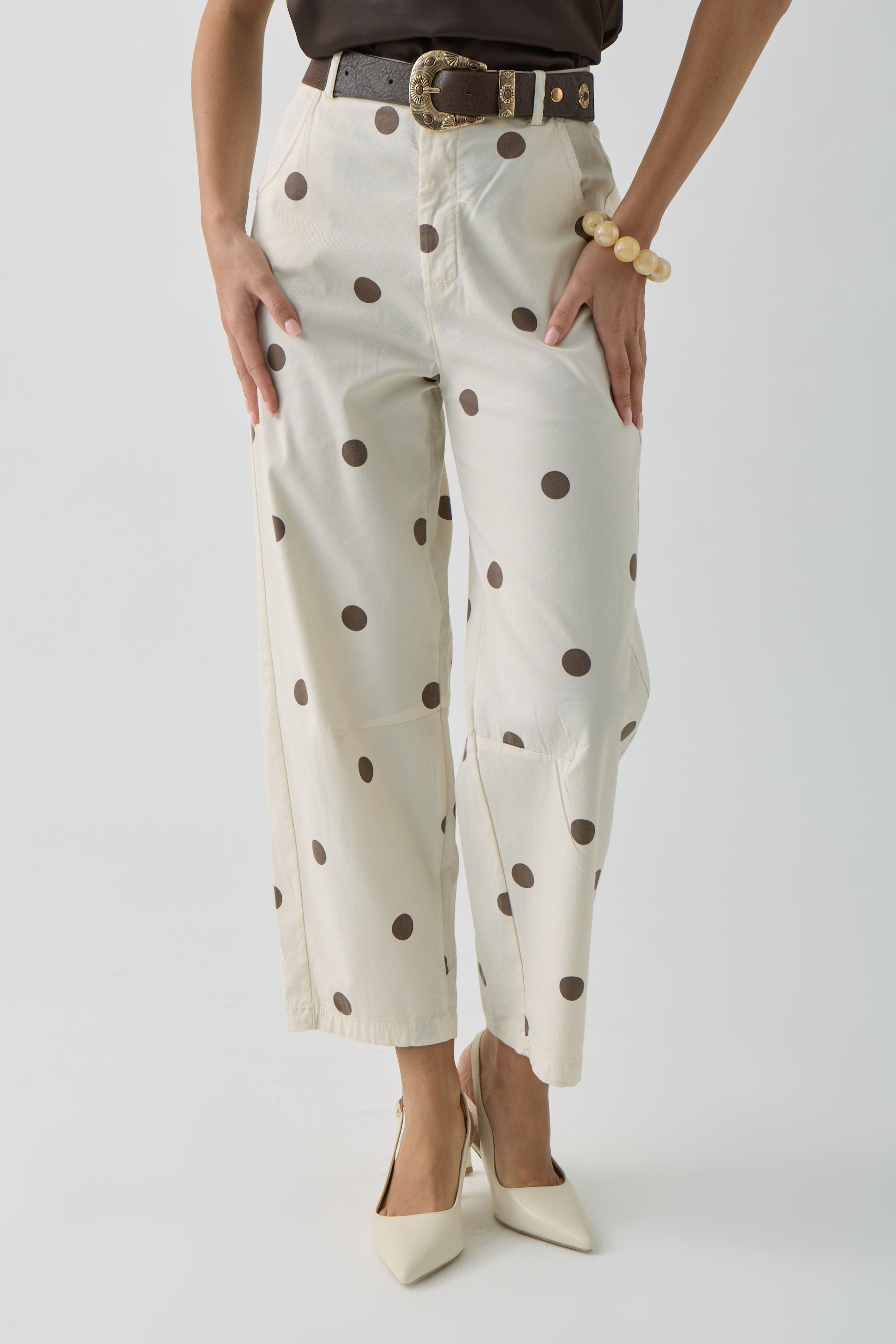 Pantalone Moka Testa Di Moro