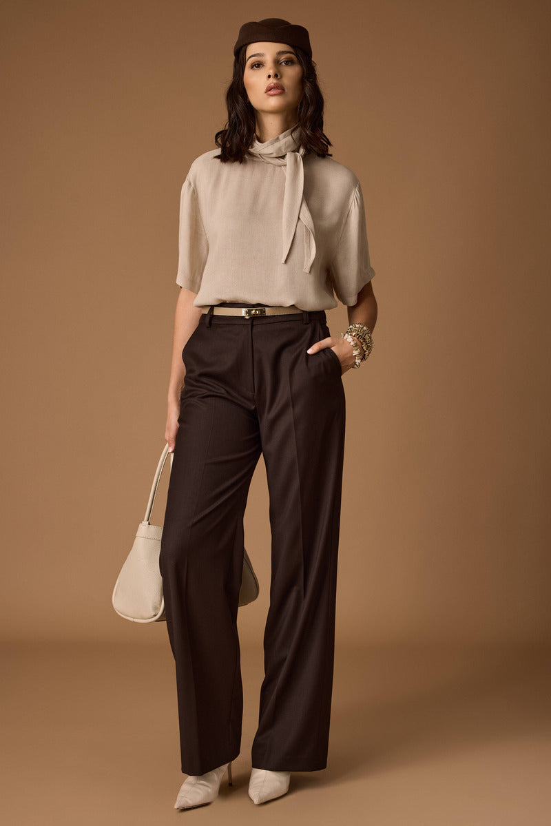 Pantalone Sartoriale Office Testa Di Moro