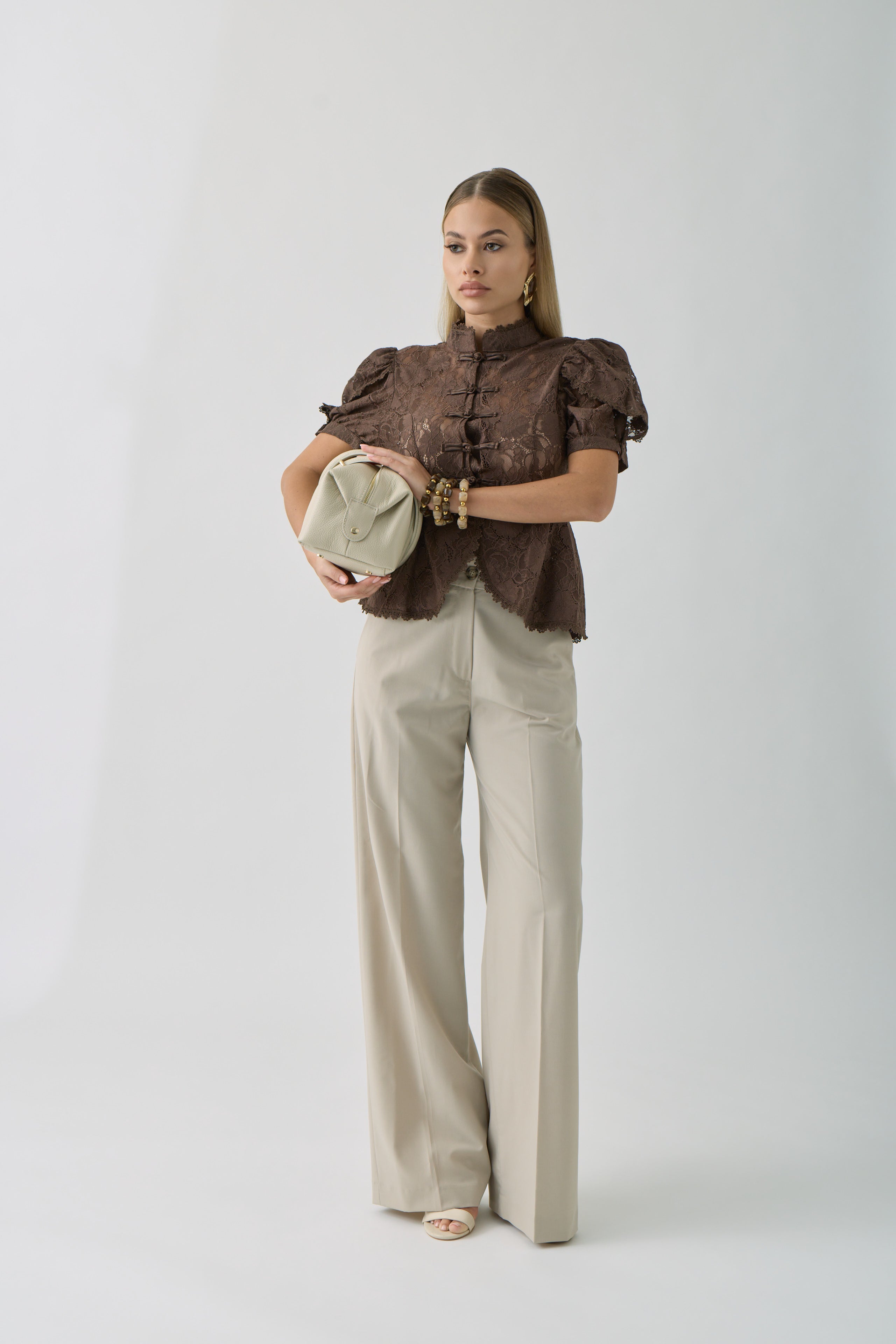 Pantalone Office Gesso