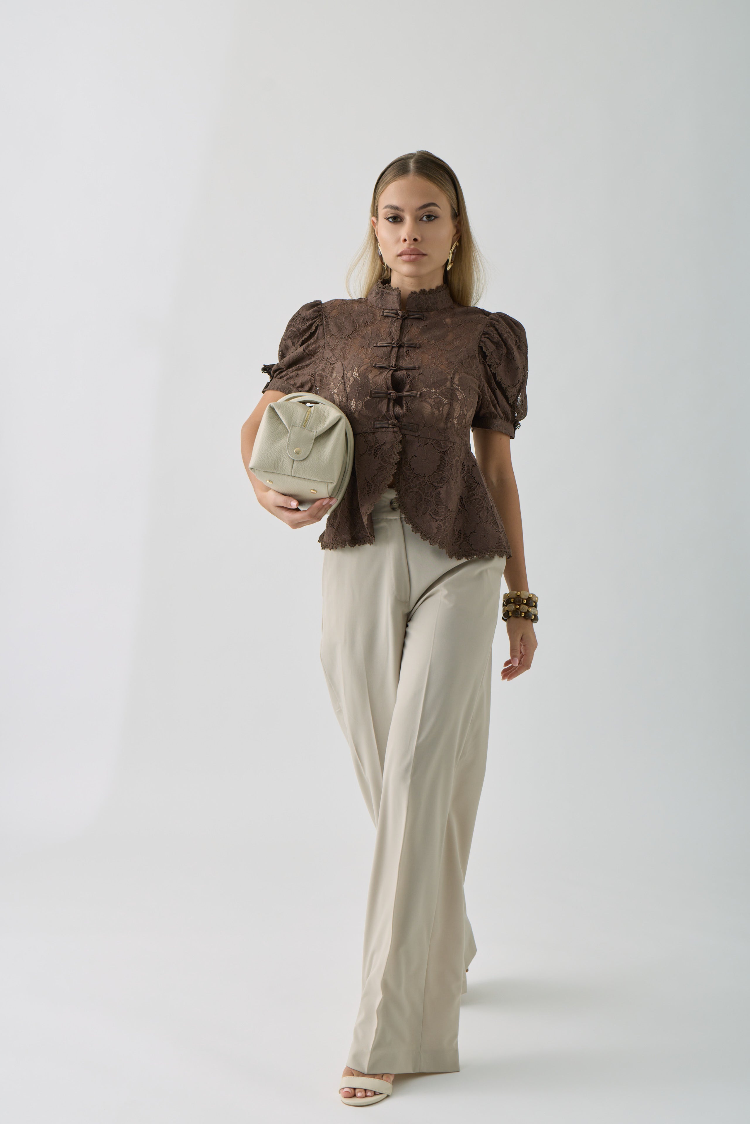 Pantalone Office Gesso