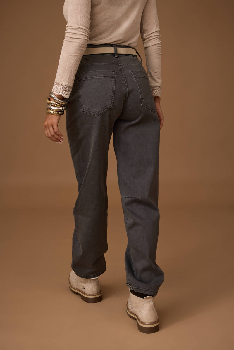 Pantalone Morbido Grigio