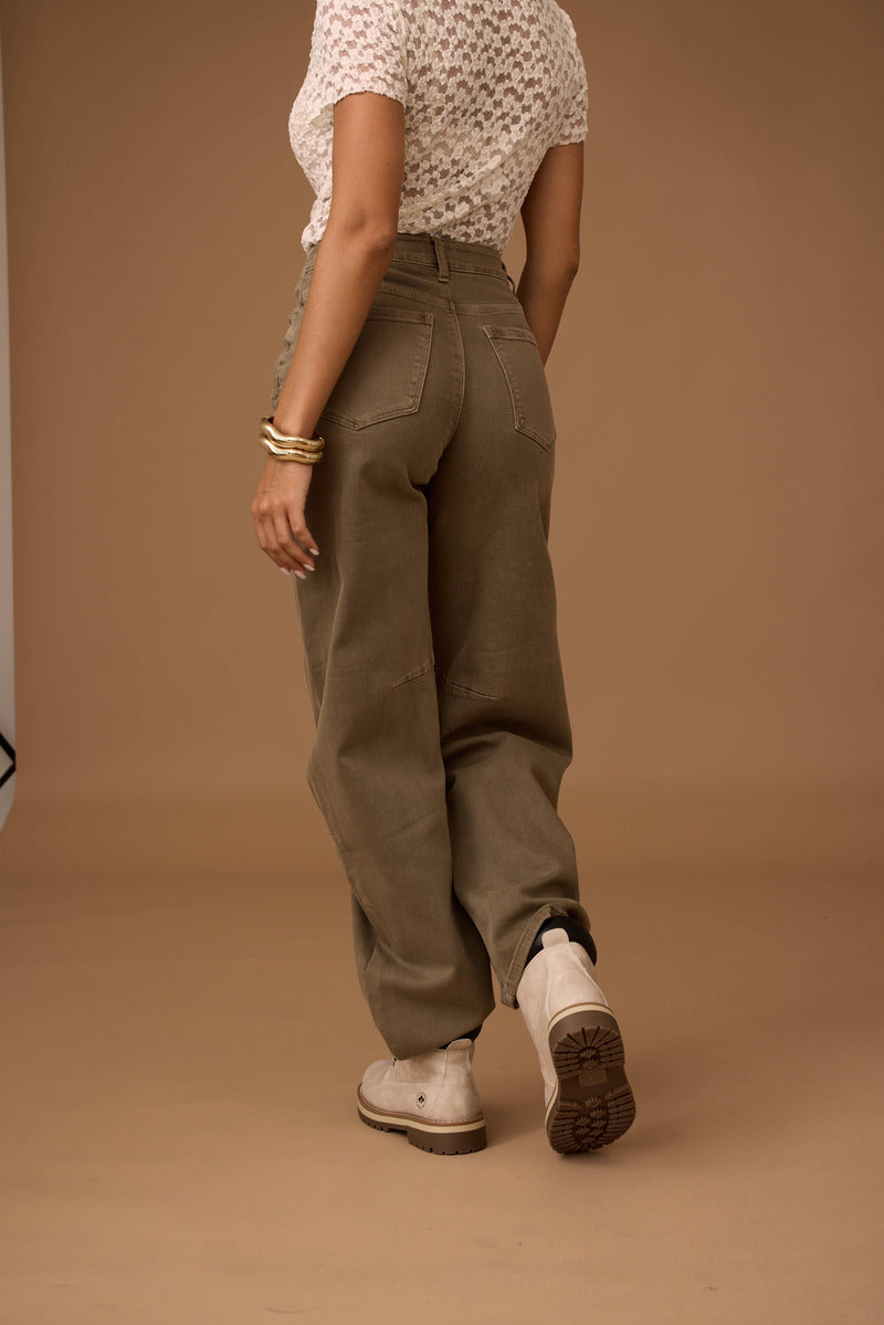 Pantalone Ballon Cammello