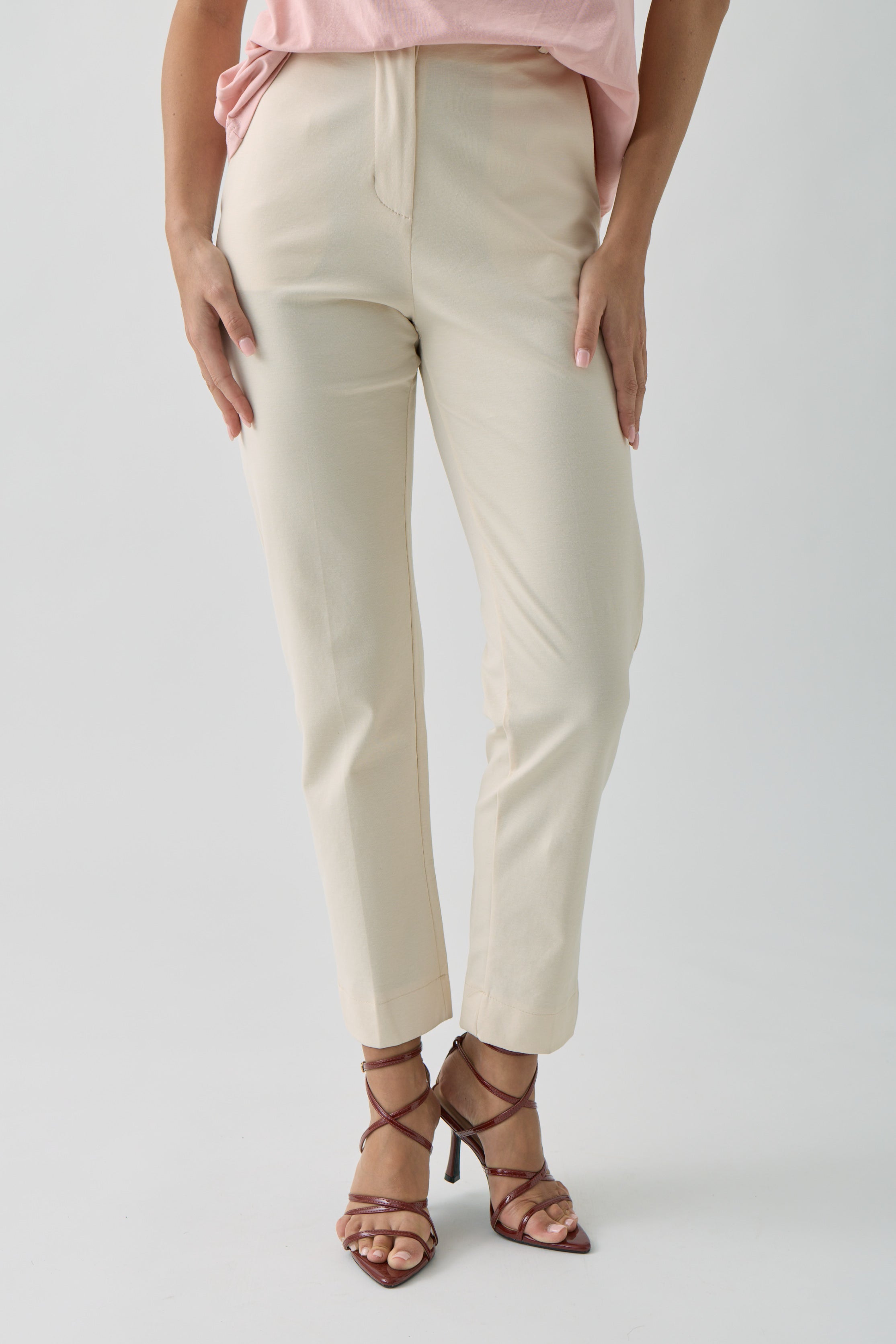 Pantalone Punto Milano Capri Classic Gesso