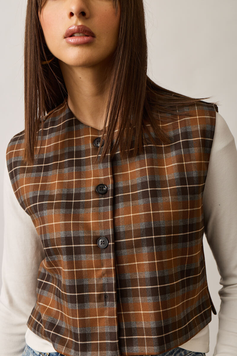 Gilet Scotland Testa Di Moro