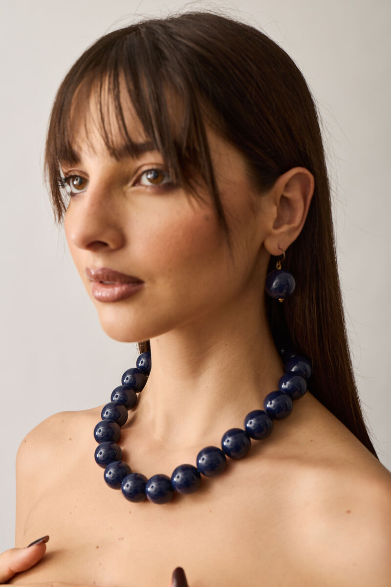 Parure Perle Blu Notte