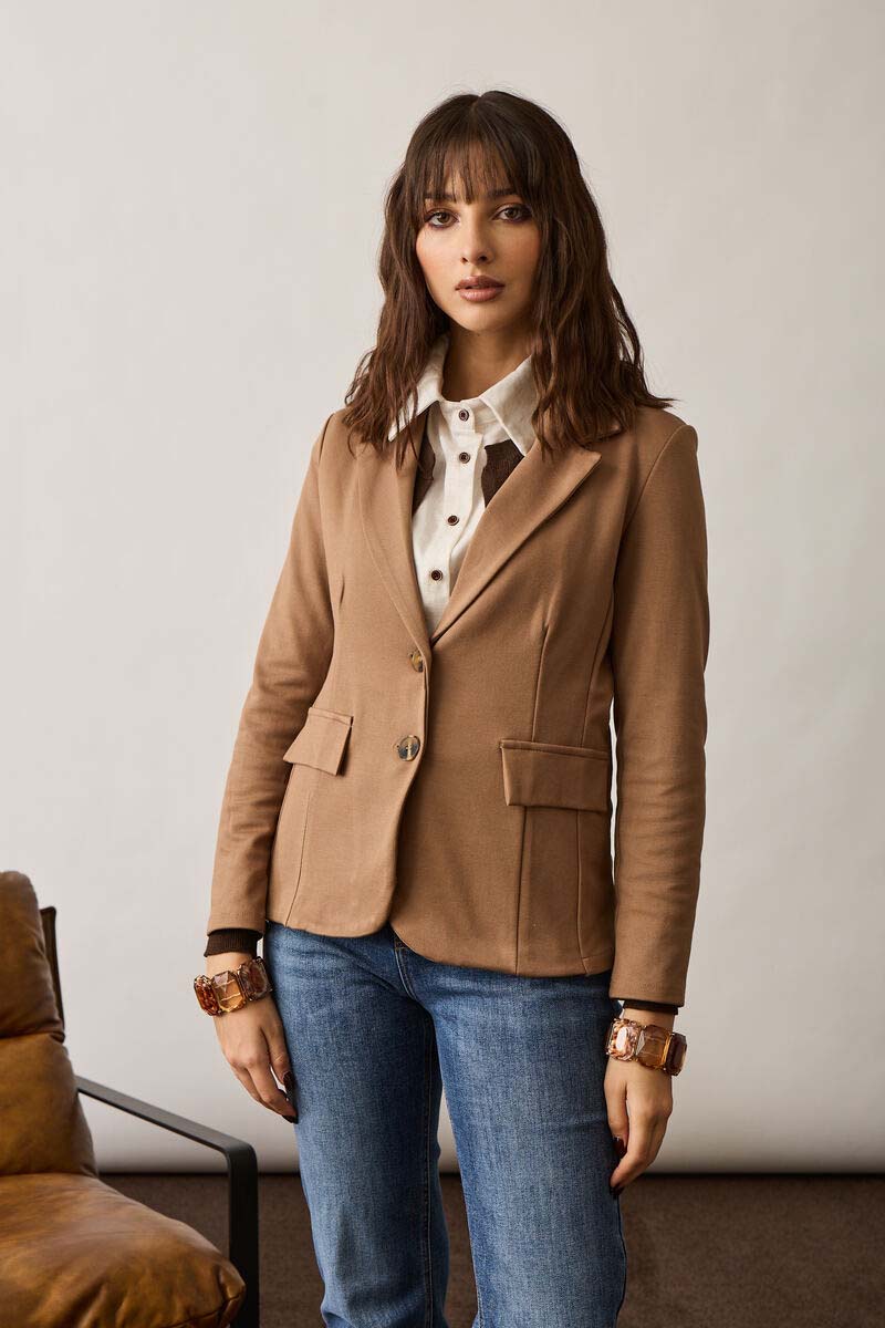 Giacca Soft Cammello