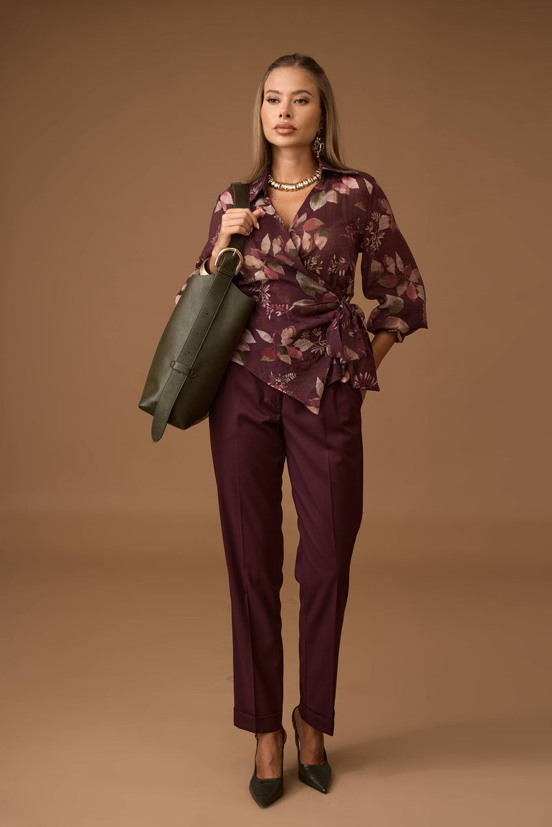 Pantalone Sartoriale Capri Vinaccia