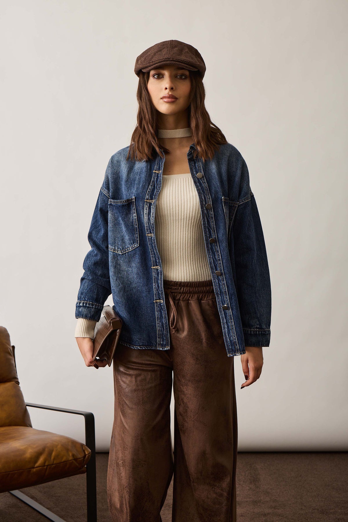 Camicia Urban Denim Scuro