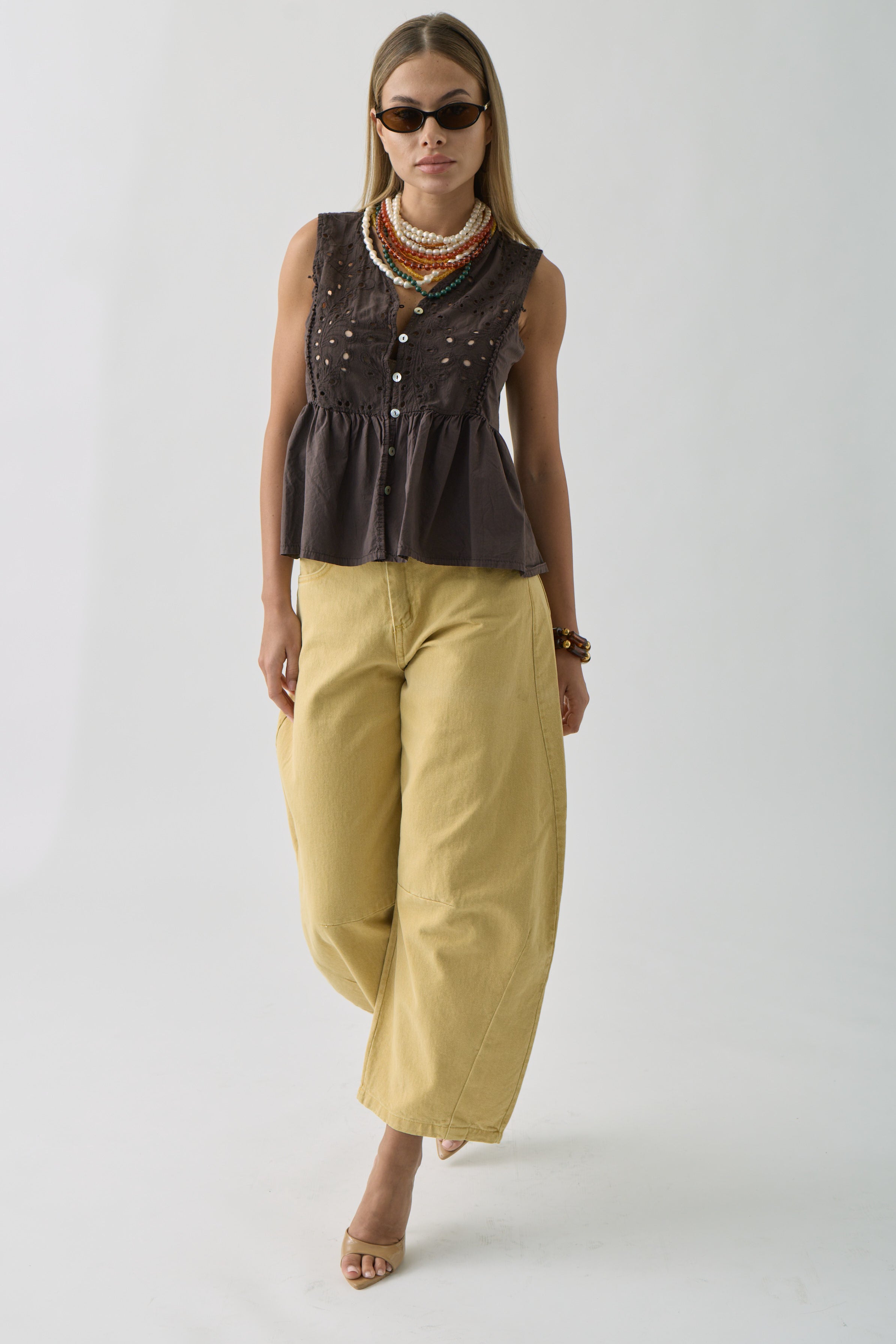 Pantalone Safari Ocra