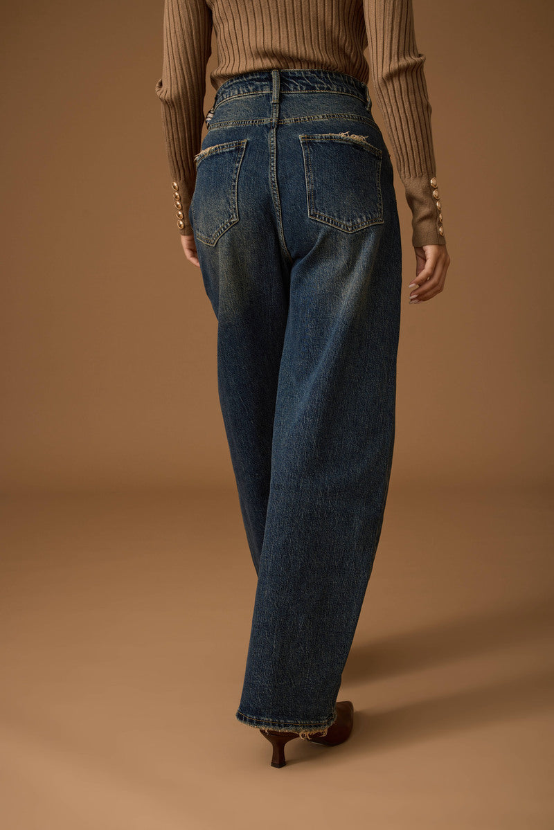 Jeans Ballon Sabbiato Denim