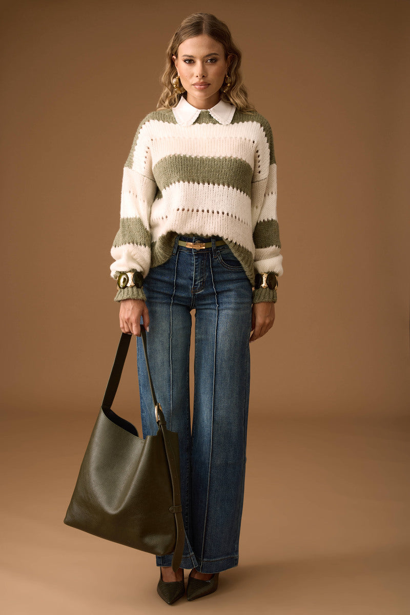 Jeans Dritto Wide Leg Denim