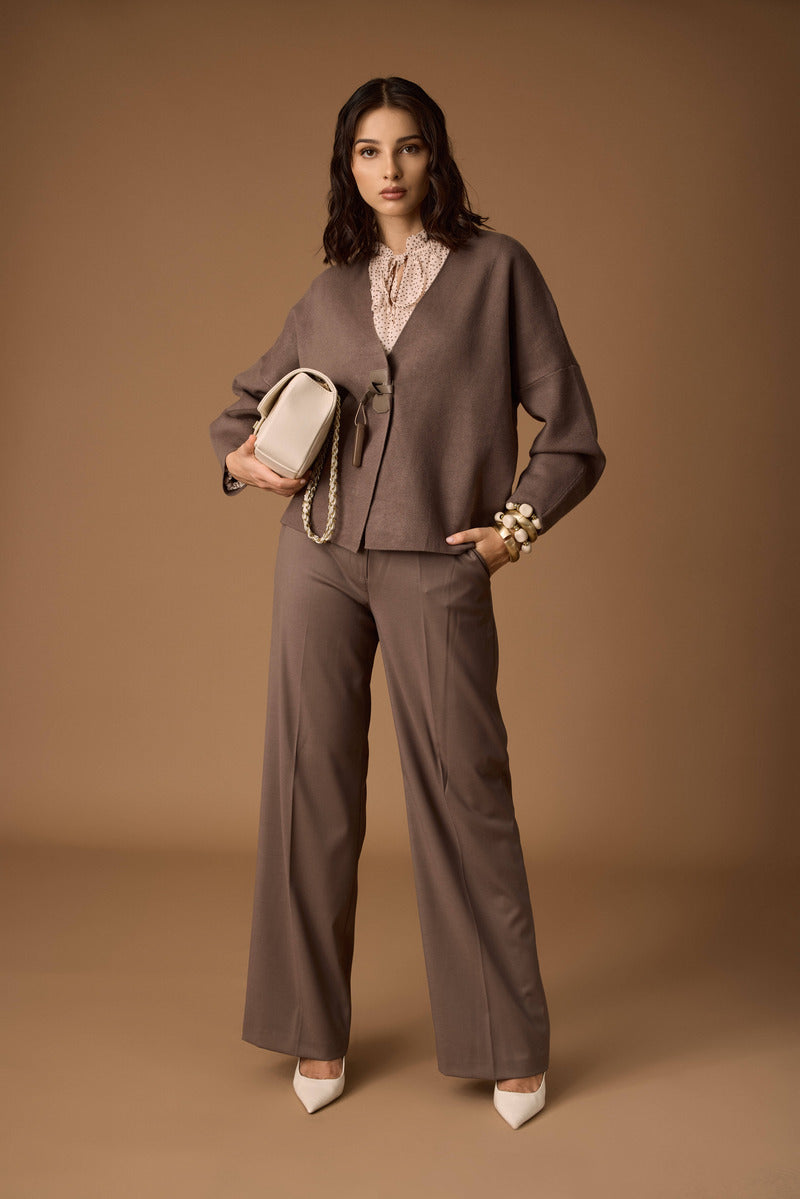 Pantalone Sartoriale Office Tortora