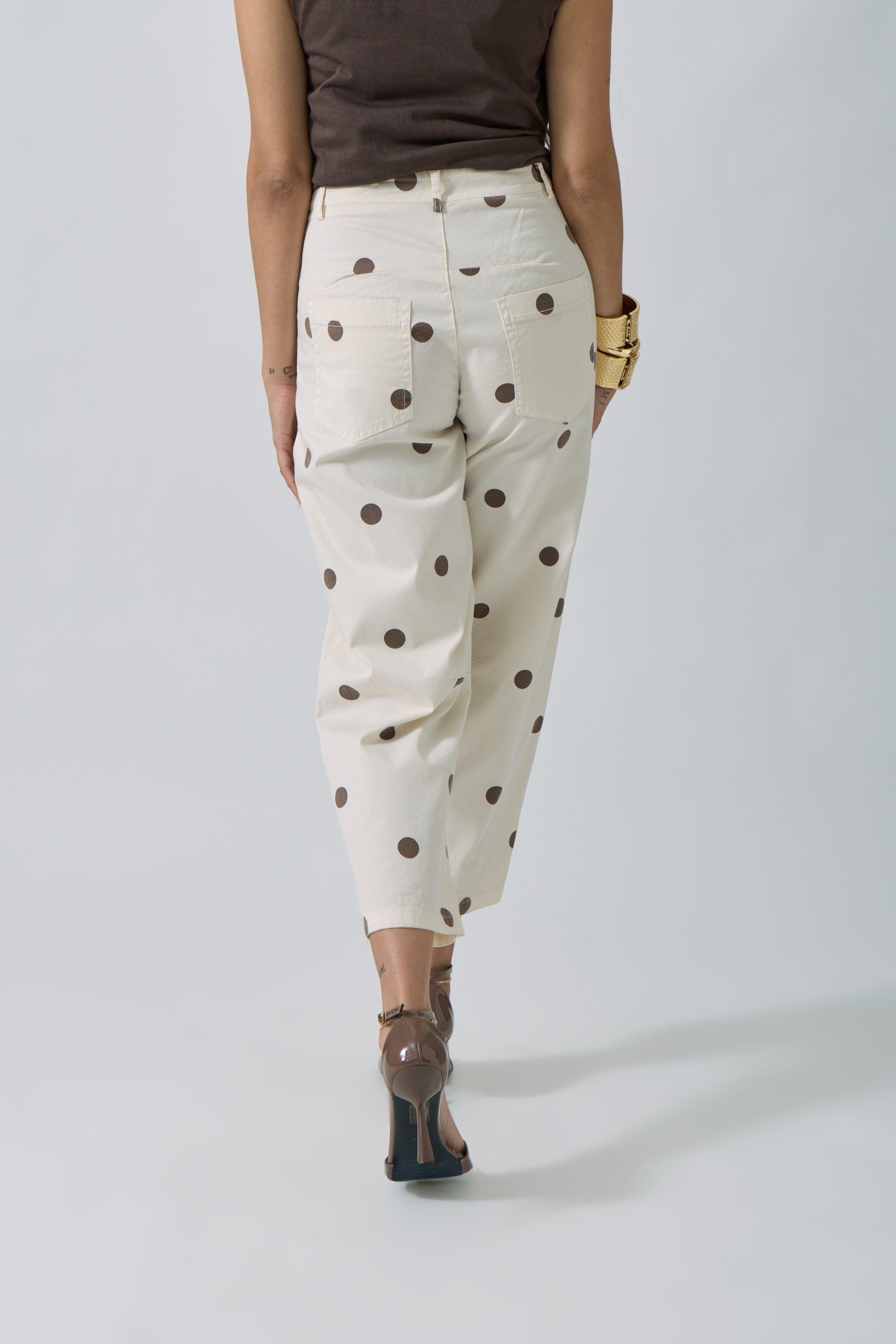 Pantalone Moka Testa Di Moro