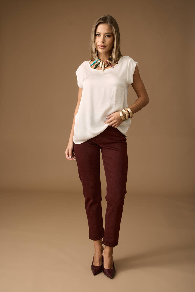 Pantalone Regular Borgogna