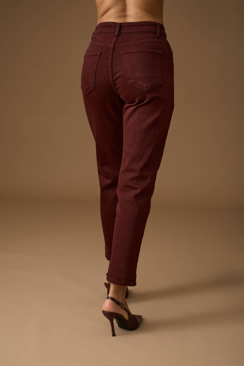 Pantalone Regular Borgogna